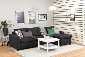 Crazy 4-sits Vändbar L-formad Divansoffa i Tyg - Antracit - Products - Möbler - Soffa - Divansoffa & schäslongsoffa - 4 sits soffa med divan