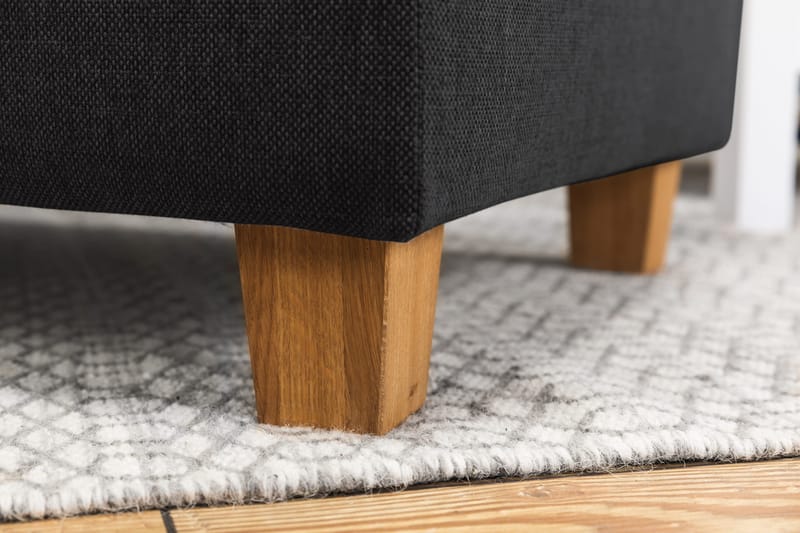 Crazy 4-sits Vändbar L-formad Divansoffa i Tyg - Antracit - Products - Möbler - Soffa - Divansoffa & schäslongsoffa - 4 sits soffa med divan