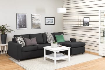 Crazy 4-sits Vändbar L-formad Divansoffa i Tyg - Antracit - Products - Möbler - Soffa - Divansoffa & schäslongsoffa - 4 sits soffa med divan