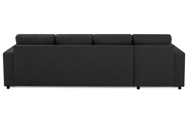 Crazy 4-sits Vändbar L-formad Divansoffa i Tyg - Antracit - Products - Möbler - Soffa - Divansoffa & schäslongsoffa - 4 sits soffa med divan