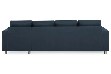 Crazy 4-sits Vändbar L-formad Divansoffa i Tyg - Blå - Products - Möbler - Soffa - Divansoffa & schäslongsoffa - 4 sits soffa med divan