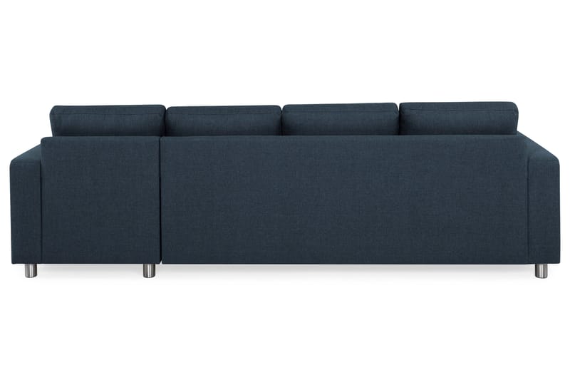 Crazy 4-sits Vändbar L-formad Divansoffa i Tyg - Blå - Products - Möbler - Soffa - Divansoffa & schäslongsoffa - 4 sits soffa med divan