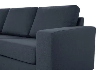 Crazy 4-sits Vändbar L-formad Divansoffa i Tyg - Blå - Products - Möbler - Soffa - Divansoffa & schäslongsoffa - 4 sits soffa med divan