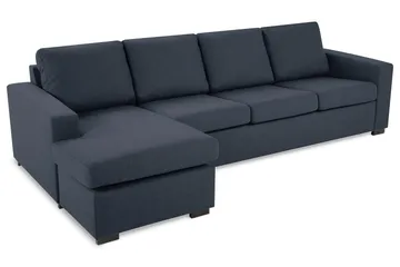 Crazy 4-sits Vändbar L-formad Divansoffa i Tyg - Blå - Products - Möbler - Soffa - Divansoffa & schäslongsoffa - 4 sits soffa med divan