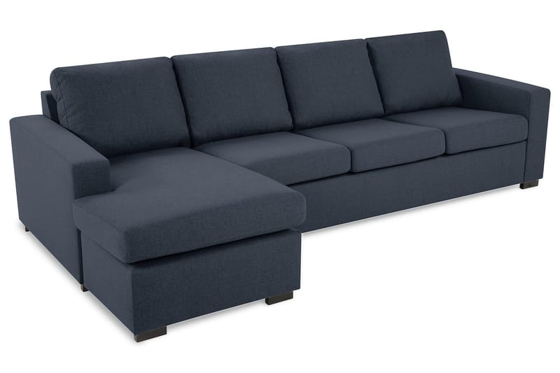 Crazy 4-sits Vändbar L-formad Divansoffa i Tyg - Blå - Products - Möbler - Soffa - Divansoffa & schäslongsoffa - 4 sits soffa med divan