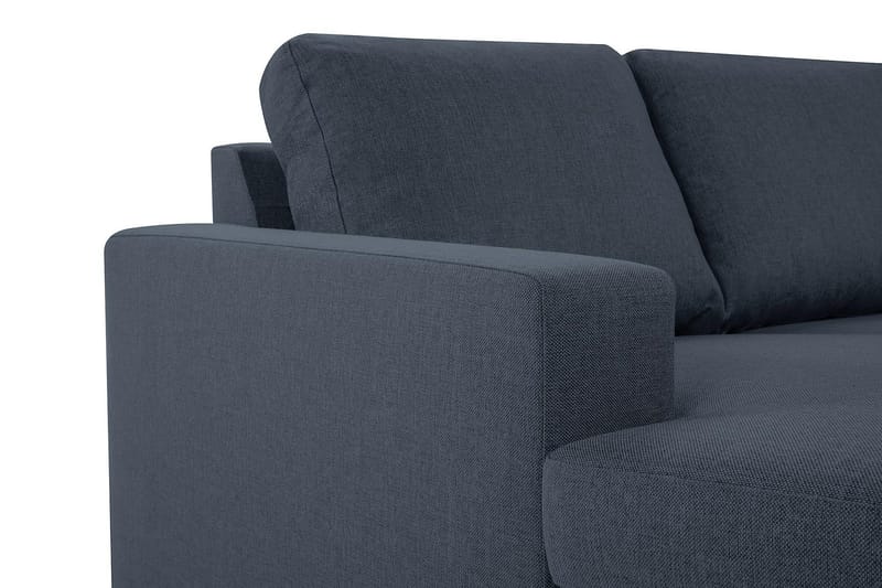Crazy 4-sits Vändbar L-formad Divansoffa i Tyg - Blå - Products - Möbler - Soffa - Divansoffa & schäslongsoffa - 4 sits soffa med divan