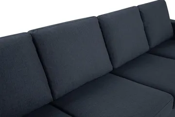 Crazy 4-sits Vändbar L-formad Divansoffa i Tyg - Blå - Products - Möbler - Soffa - Divansoffa & schäslongsoffa - 4 sits soffa med divan