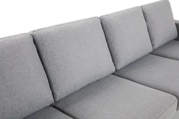 Crazy 4-sits Vändbar L-formad Divansoffa i Tyg - Grå - Products - Möbler - Soffa - Divansoffa & schäslongsoffa - 4 sits soffa med divan