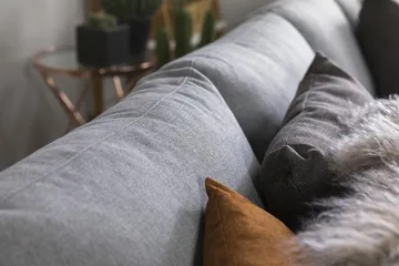 Crazy 4-sits Vändbar L-formad Divansoffa i Tyg - Grå - Products - Möbler - Soffa - Divansoffa & schäslongsoffa - 4 sits soffa med divan