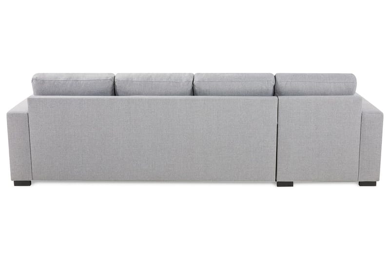 Crazy 4-sits Vändbar L-formad Divansoffa i Tyg - Grå - Products - Möbler - Soffa - Divansoffa & schäslongsoffa - 4 sits soffa med divan