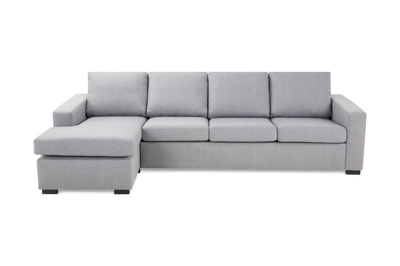 Crazy 4-sits Vändbar L-formad Divansoffa i Tyg - Grå - Products - Möbler - Soffa - Divansoffa & schäslongsoffa - 4 sits soffa med divan