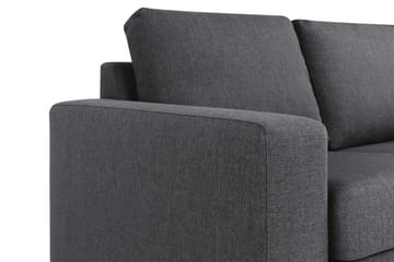Crazy 4-sits Vändbar L-formad Divansoffa i Tyg - Mörkgrå - Products - Möbler - Soffa - Divansoffa & schäslongsoffa - 4 sits soffa med divan