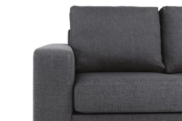 Crazy 4-sits Vändbar L-formad Divansoffa i Tyg - Mörkgrå - Products - Möbler - Soffa - Divansoffa & schäslongsoffa - 4 sits soffa med divan