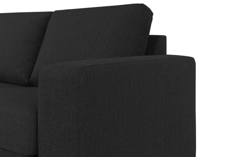 Crazy 4-sits Vänstervänd L-formad Schäslongsoffa i Tyg - Antracit - Products - Möbler - Soffa - Divansoffa & schäslongsoffa - 3 sits soffa med divan