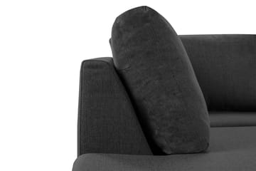 Crazy 4-sits Vänstervänd L-formad Schäslongsoffa i Tyg - Antracit - Products - Möbler - Soffa - Divansoffa & schäslongsoffa - 3 sits soffa med divan