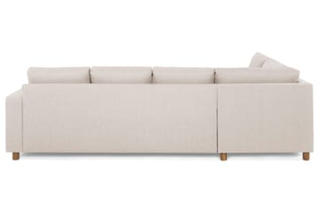 Crazy 4-sits Vänstervänd L-formad Schäslongsoffa i Tyg - Beige - Products - Möbler - Soffa - Divansoffa & schäslongsoffa - 3 sits soffa med divan