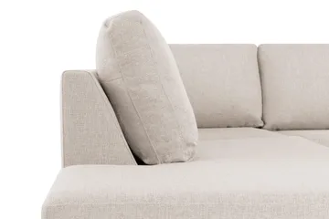 Crazy 4-sits Vänstervänd L-formad Schäslongsoffa i Tyg - Beige - Products - Möbler - Soffa - Divansoffa & schäslongsoffa - 3 sits soffa med divan