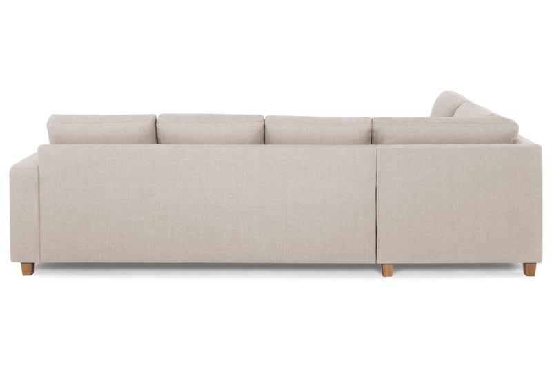 Crazy 4-sits Vänstervänd L-formad Schäslongsoffa i Tyg - Beige - Products - Möbler - Soffa - Divansoffa & schäslongsoffa - 3 sits soffa med divan