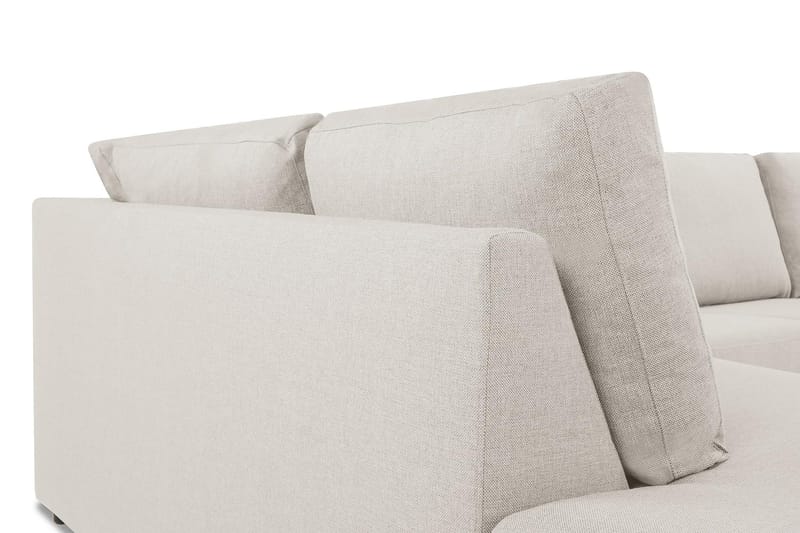 Crazy 4-sits Vänstervänd L-formad Schäslongsoffa i Tyg - Beige - Products - Möbler - Soffa - Divansoffa & schäslongsoffa - 3 sits soffa med divan