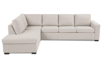 Crazy 4-sits Vänstervänd L-formad Schäslongsoffa i Tyg - Beige - Products - Möbler - Soffa - Divansoffa & schäslongsoffa - 3 sits soffa med divan
