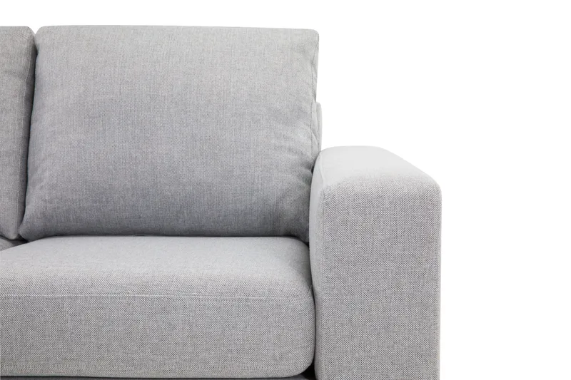 Crazy 4-sits Vänstervänd L-formad Schäslongsoffa i Tyg - Grå - Products - Möbler - Soffa - Divansoffa & schäslongsoffa - 3 sits soffa med divan