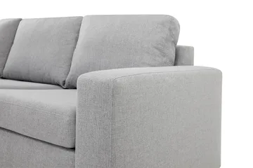 Crazy 4-sits Vänstervänd L-formad Schäslongsoffa i Tyg - Grå - Products - Möbler - Soffa - Divansoffa & schäslongsoffa - 3 sits soffa med divan