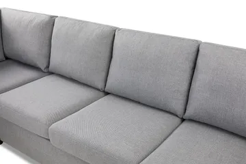 Crazy 4-sits Vänstervänd L-formad Schäslongsoffa i Tyg - Grå - Products - Möbler - Soffa - Divansoffa & schäslongsoffa - 3 sits soffa med divan
