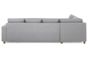 Crazy 4-sits Vänstervänd L-formad Schäslongsoffa i Tyg - Grå - Products - Möbler - Soffa - Divansoffa & schäslongsoffa - 3 sits soffa med divan