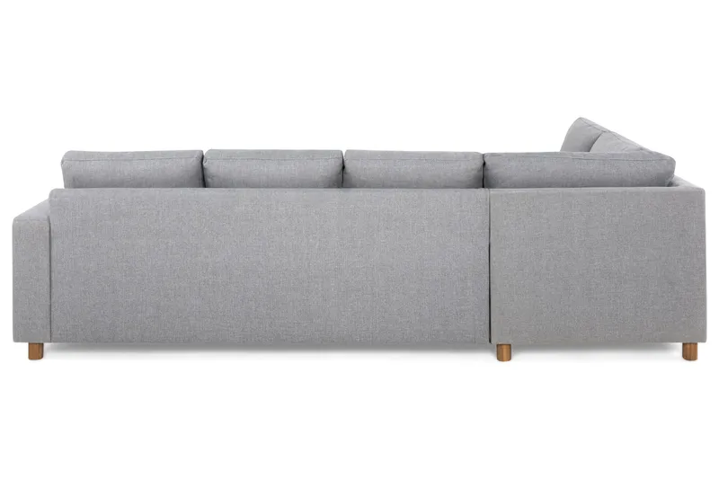 Crazy 4-sits Vänstervänd L-formad Schäslongsoffa i Tyg - Grå - Products - Möbler - Soffa - Divansoffa & schäslongsoffa - 3 sits soffa med divan
