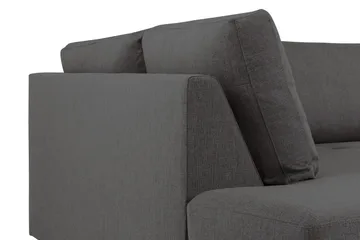 Crazy 4-sits Vänstervänd L-formad Schäslongsoffa i Tyg - Mörkgrå - Products - Möbler - Soffa - Divansoffa & schäslongsoffa - 3 sits soffa med divan