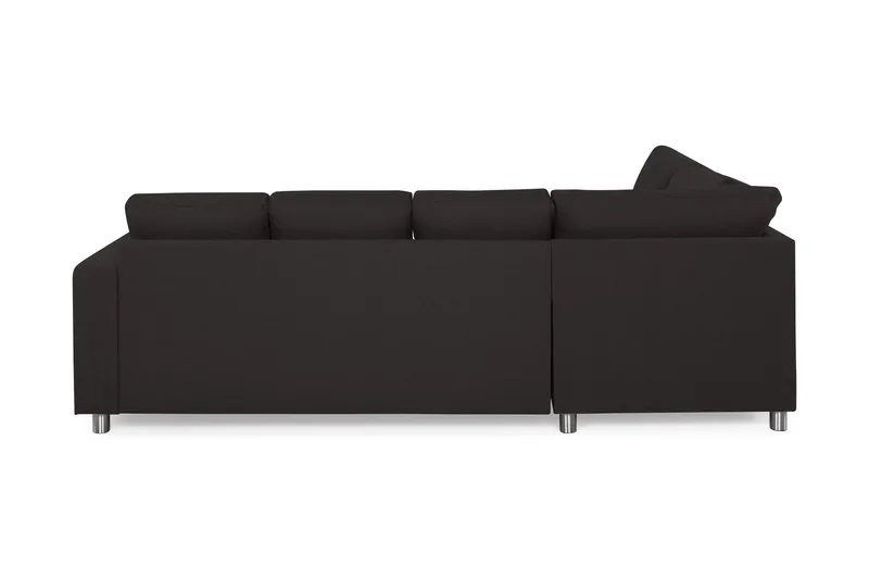Crazy 4-sits Vänstervänd U-formad Large Soffa med Divan och Schäslong i Tyg - Antracit - Products - Möbler - Soffa - Divansoffa & schäslongsoffa - 4 sits soffa med divan