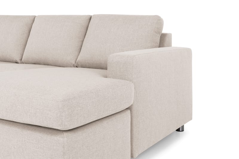 Crazy 4-sits Vänstervänd U-formad Large Soffa med Divan och Schäslong i Tyg - Beige - Products - Möbler - Soffa - Divansoffa & schäslongsoffa - 4 sits soffa med divan