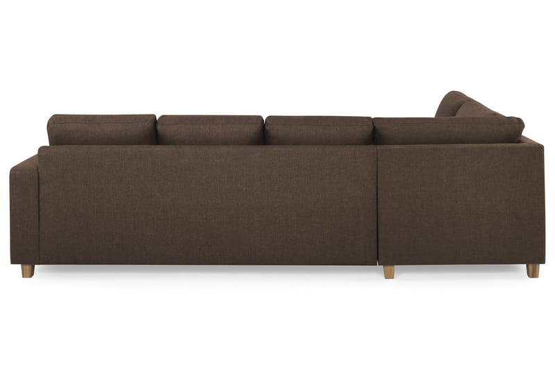 Crazy 4-sits Vänstervänd U-formad Large Soffa med Divan och Schäslong i Tyg - Brun - Products - Möbler - Soffa - Divansoffa & schäslongsoffa - 4 sits soffa med divan