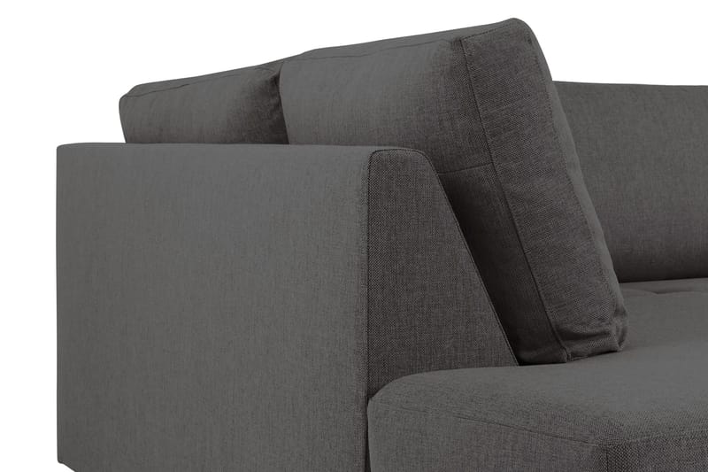 Crazy 4-sits Vänstervänd U-formad Large Soffa med Divan och Schäslong i Tyg - Mörkgrå - Products - Möbler - Soffa - Divansoffa & schäslongsoffa - 4 sits soffa med divan