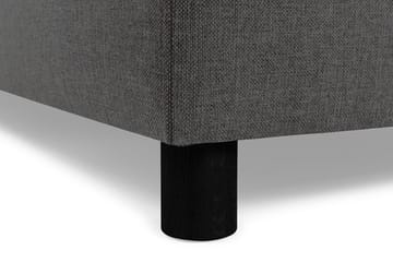 Crazy 4-sits Vänstervänd U-formad Small Soffa med Divan och Schäslong i Tyg - Mörkgrå - Products - Möbler - Soffa - Divansoffa & schäslongsoffa - 3 sits soffa med divan