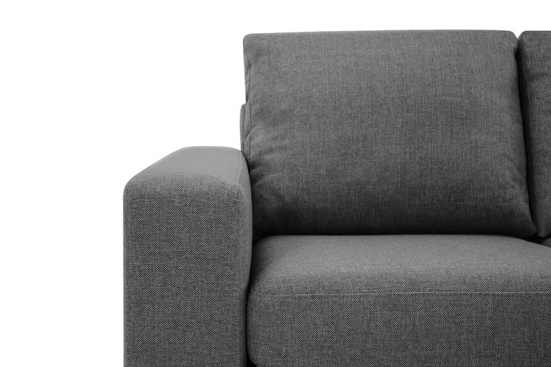 Crazy Limited Edition 4-sits Högervänd L-formad Schäslongsoffa i Tyg - Mörkgrå - Products - Möbler - Soffa - Divansoffa & schäslongsoffa - 4 sits soffa med divan