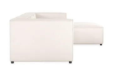 Cubo 4-sits Vändbar L-formad Djup Modulsoffa med Divan i Tyg - Vit - Products - Möbler - Soffa - Divansoffa & schäslongsoffa - 3 sits soffa med divan