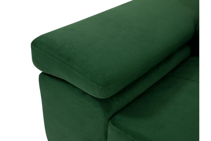 Gabina Soffa med Schäslong 3-sits - Grön - Products - Möbler - Soffa - Divansoffa & schäslongsoffa - 3 sits soffa med divan