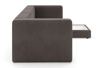 Hagblom 4-sits Divansoffa med Förvaring Vändbar - Brun - Products - Möbler - Soffa - Divansoffa & schäslongsoffa - 4 sits soffa med divan