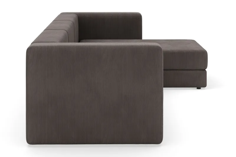 Hagblom 4-sits Divansoffa med Förvaring Vändbar - Brun - Products - Möbler - Soffa - Divansoffa & schäslongsoffa - 4 sits soffa med divan