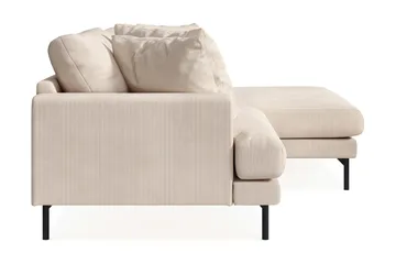 Menard 4-sits Högervänd L-formad Divansoffa i Manchester - Beige - Products - Möbler - Soffa - Divansoffa & schäslongsoffa - 4 sits soffa med divan