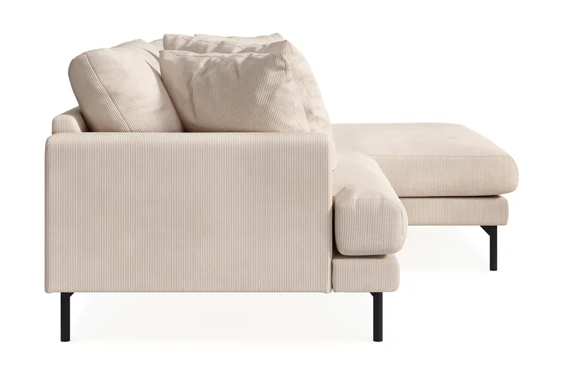 Menard 4-sits Högervänd L-formad Divansoffa i Manchester - Beige - Products - Möbler - Soffa - Divansoffa & schäslongsoffa - 4 sits soffa med divan