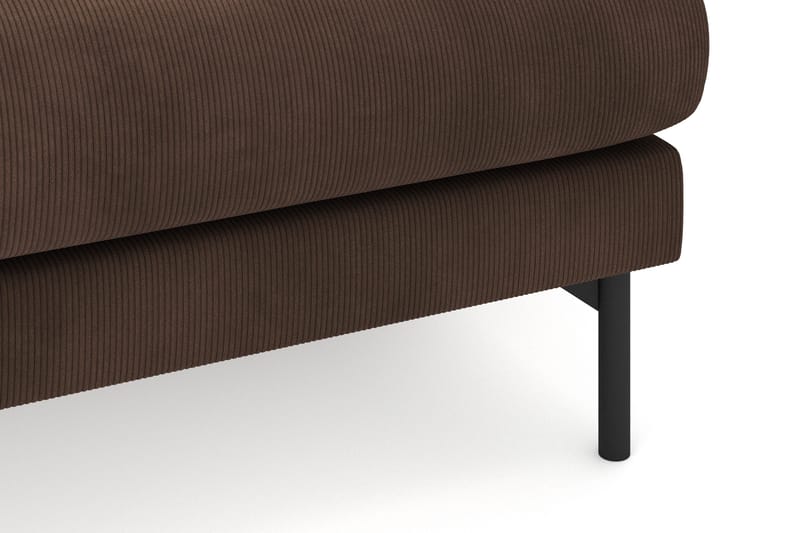 Menard 4-sits Högervänd L-formad Divansoffa i Manchester - Brun - Products - Möbler - Soffa - Divansoffa & schäslongsoffa - 4 sits soffa med divan