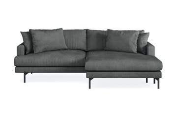 Menard 4-sits Högervänd L-formad Divansoffa i Manchester - Grå - Products - Möbler - Soffa - Divansoffa & schäslongsoffa - 4 sits soffa med divan