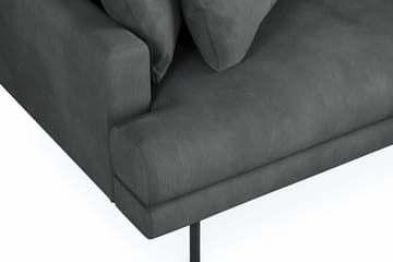 Menard 4-sits Högervänd L-formad Divansoffa i Manchester - Grå - Products - Möbler - Soffa - Divansoffa & schäslongsoffa - 4 sits soffa med divan