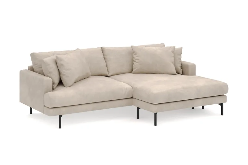 Menard 4-sits Högervänd L-formad Divansoffa i Manchester - Greige - Products - Möbler - Soffa - Divansoffa & schäslongsoffa - 4 sits soffa med divan
