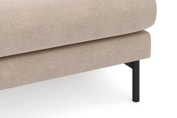 Menard 4-sits Högervänd L-formad Divansoffa i Tyg - Beige - Products - Möbler - Soffa - Divansoffa & schäslongsoffa - 4 sits soffa med divan