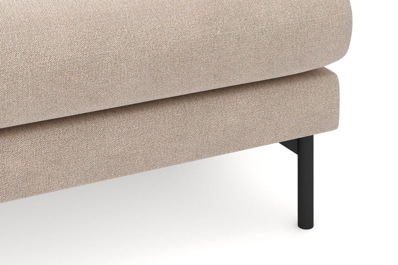 Menard 4-sits Högervänd L-formad Divansoffa i Tyg - Beige - Products - Möbler - Soffa - Divansoffa & schäslongsoffa - 4 sits soffa med divan
