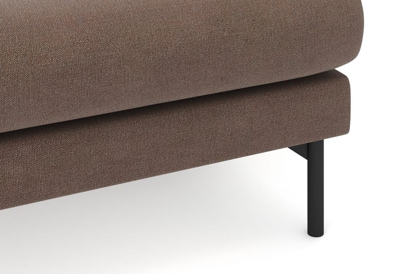 Menard 4-sits Högervänd L-formad Divansoffa i Tyg - Brun - Products - Möbler - Soffa - Divansoffa & schäslongsoffa - 4 sits soffa med divan