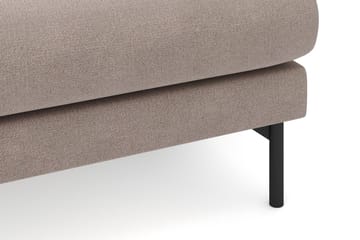 Menard 4-sits Högervänd L-formad Divansoffa i Tyg - Brun - Products - Möbler - Soffa - Divansoffa & schäslongsoffa - 4 sits soffa med divan